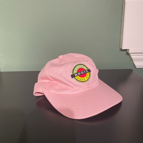 Roots pink baseball cap - Picture 1 of 4